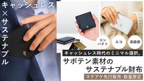 サボテンから生まれた、サステナブルなミニマル財布