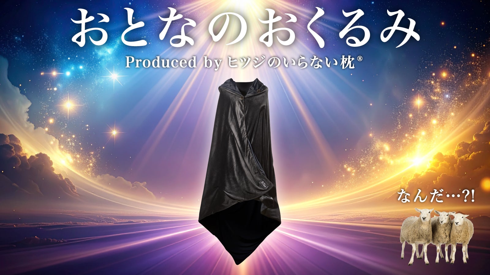 ついに登場】大人も包まれる“おくるみ”体験！オールシーズンふわっと