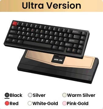【WOBKEY社 未発售新品】ZEN65 標準版 ブラック WOB第三弾｜65％に凝縮された、贅沢な響きと心地よさ「ZEN65