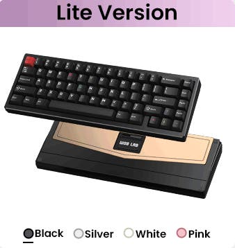 【WOBKEY社 未発售新品】ZEN65 標準版 ブラック WOB第三弾｜65％に凝縮された、贅沢な響きと心地よさ「ZEN65
