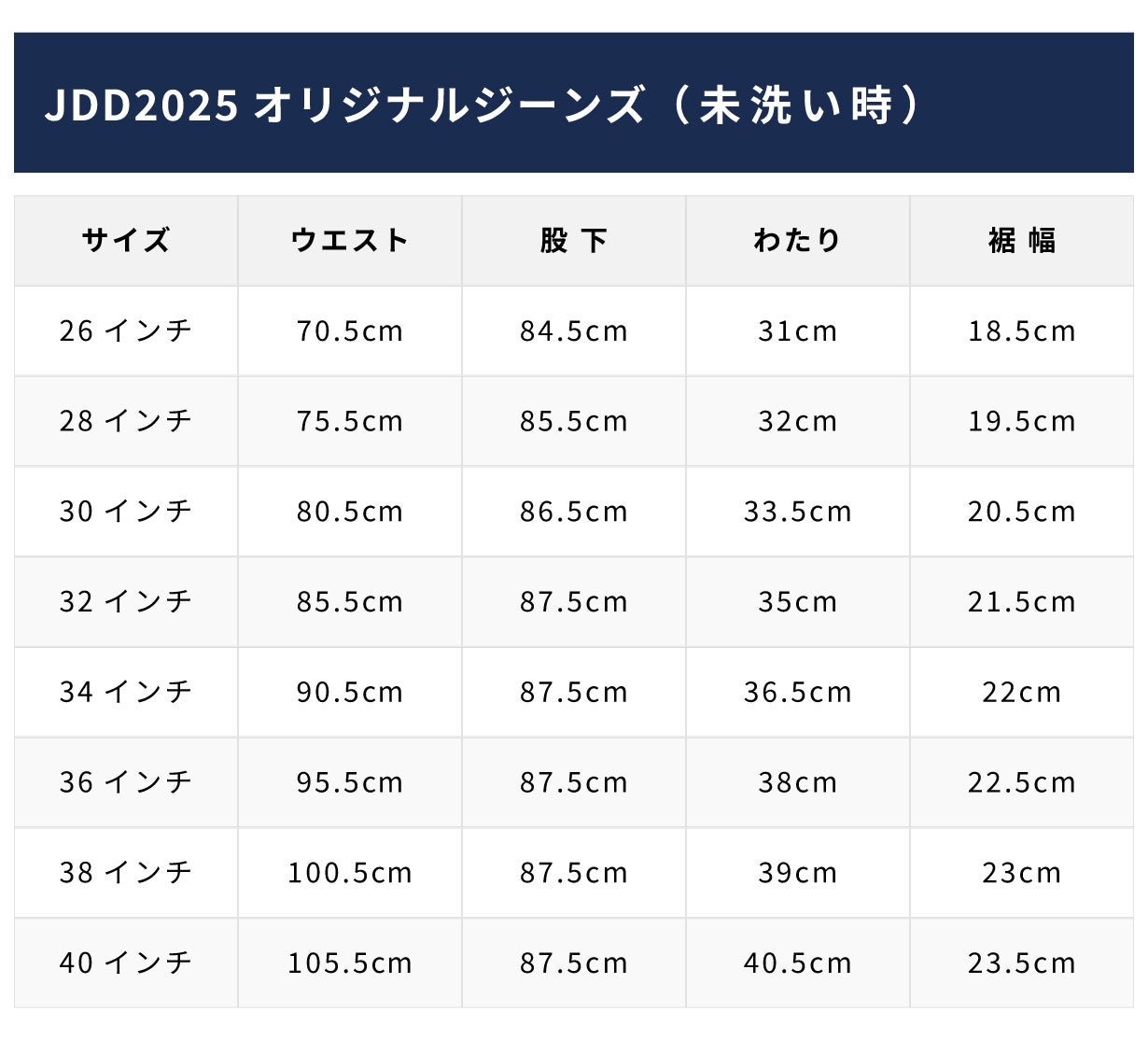 ゆきんこ　36サイズ 児島のデニム職人集結！JAPAN DENIM DAYS 2025特別製作ジーンズ