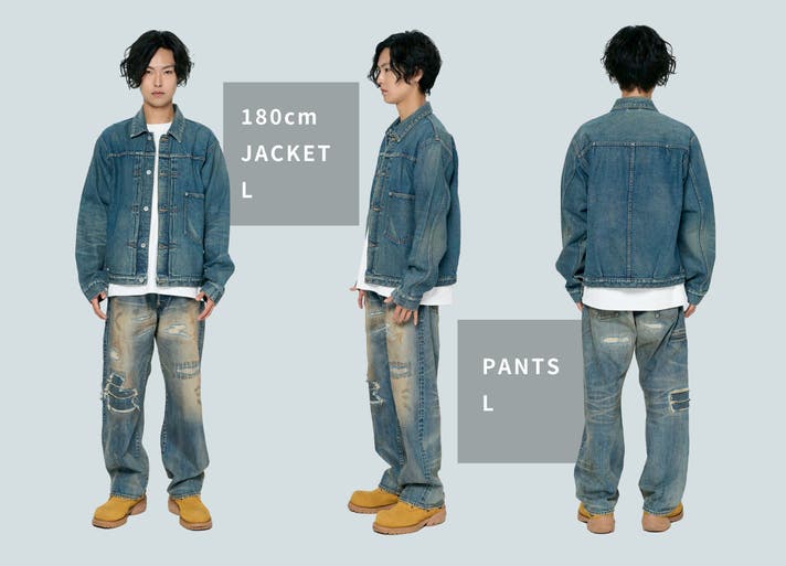 masato_senaREPUBLIC&CO デニム 上下セット masato_senaREPUBLIC&CO デニム 上下セット 作業服 デニム 上下