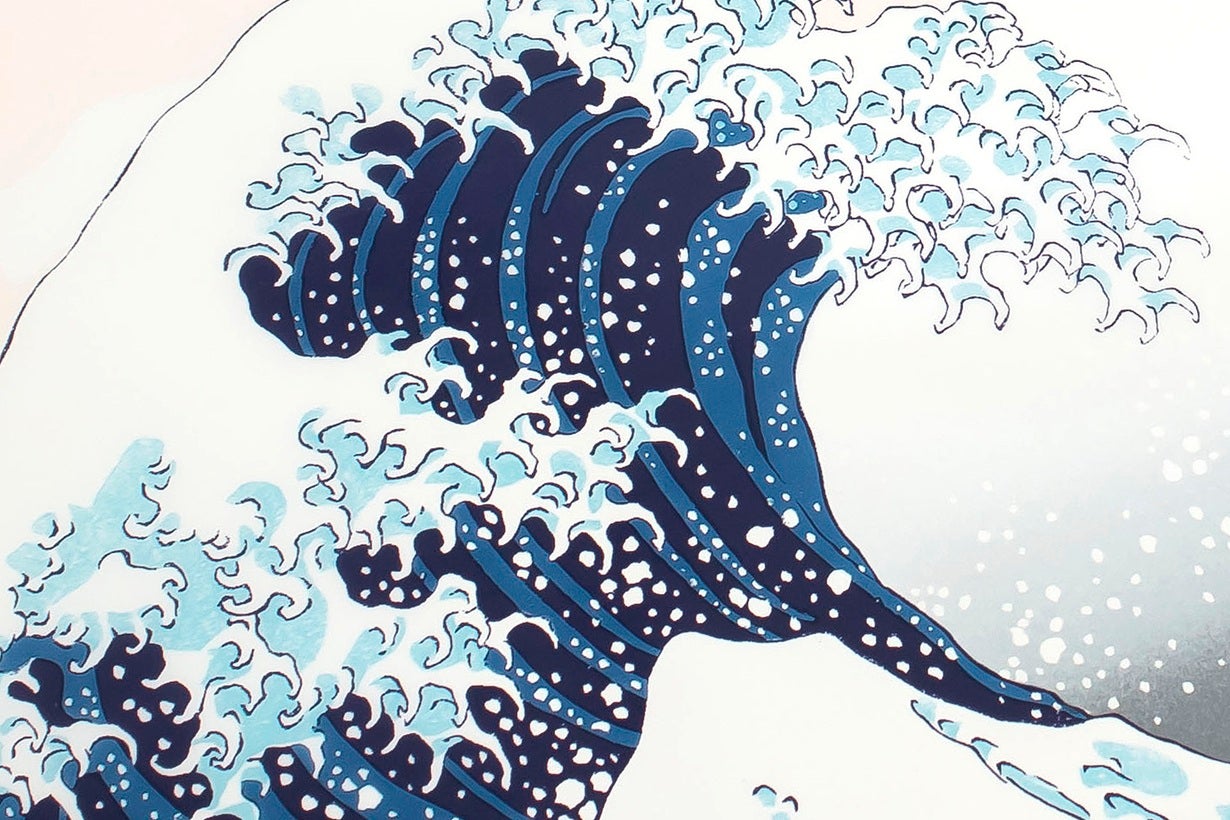 葛飾北斎テーブルランプ】伝統の浮世絵×飛騨高山発の木製照明が