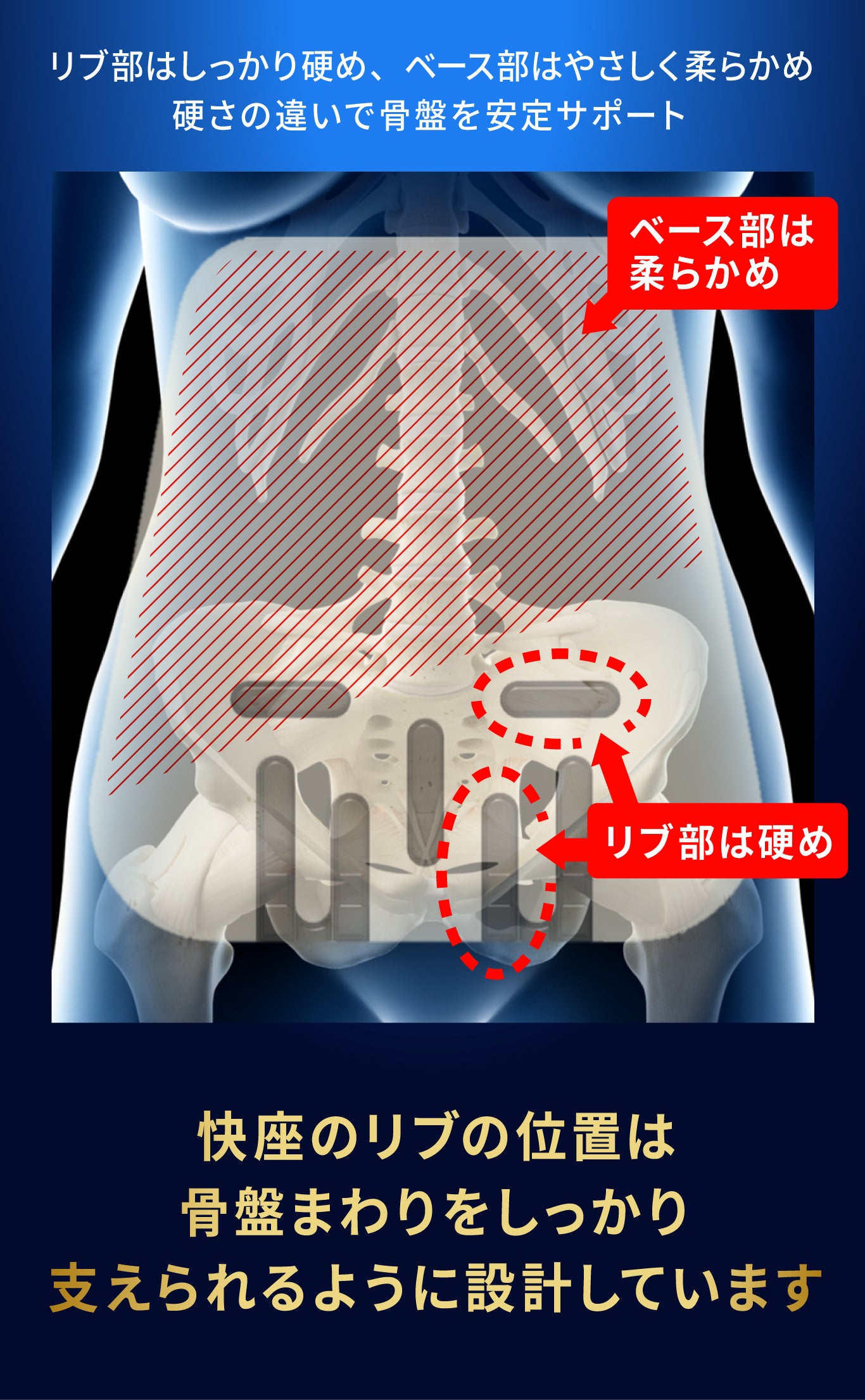 デスクワークに快を届け | 骨盤サポートクッション「快座」｜マクアケ