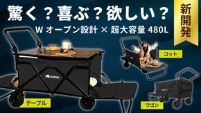 驚きの新革命ワゴン。1台4役【ワゴン・コット・テーブル・ベンチ】。