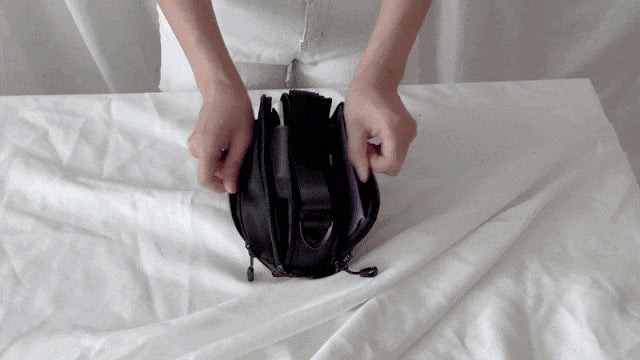 旅行や普段使用に盗難防止！手のひらサイズで20アイテムを収納！魔法の