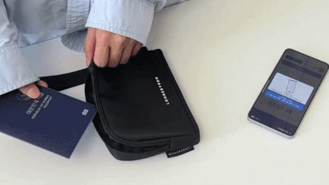 旅行や普段使用に盗難防止！手のひらサイズで20アイテムを収納！魔法の