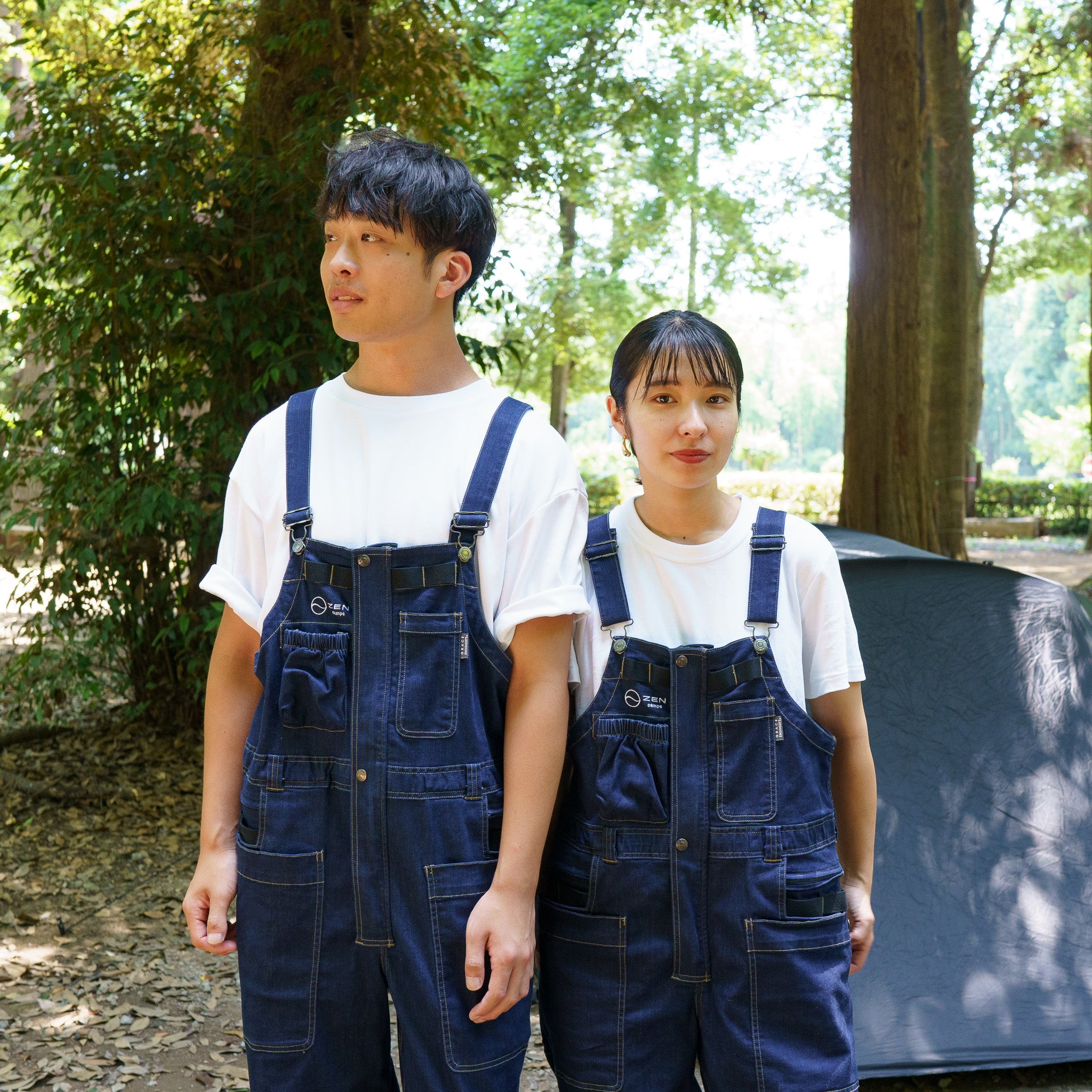 着たままトイレができるオーバーオール – ZEN Camps