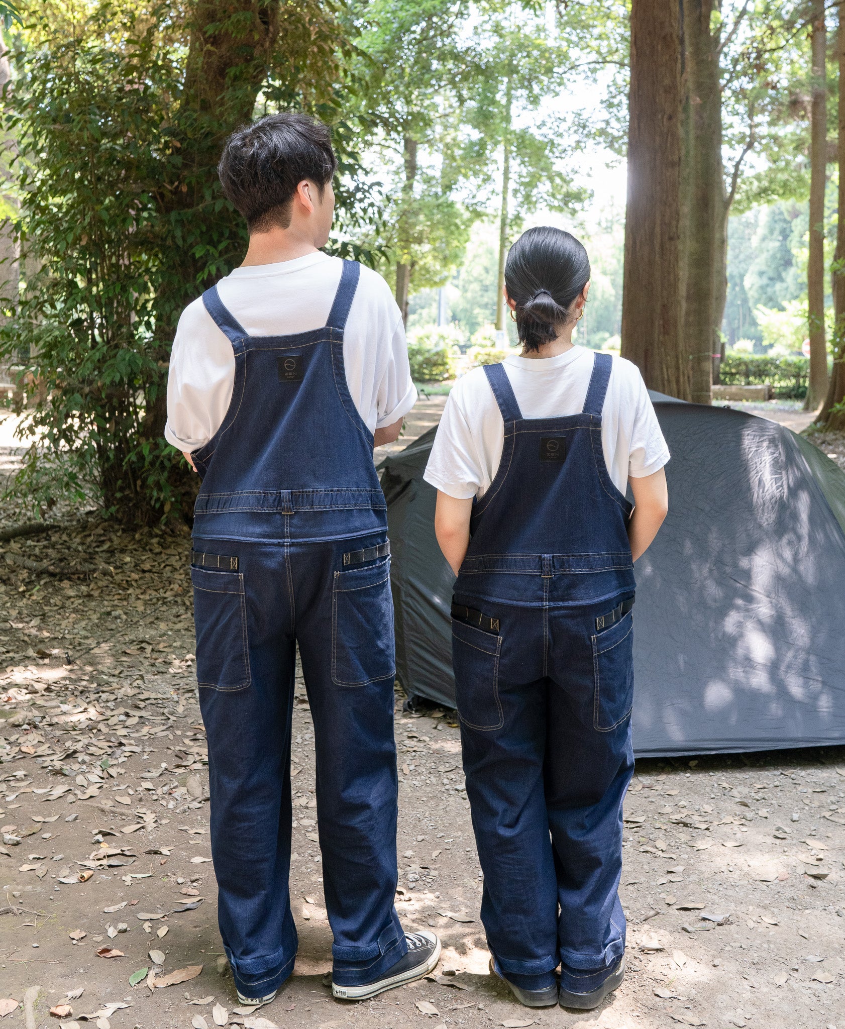 着たままトイレができるオーバーオール – ZEN Camps