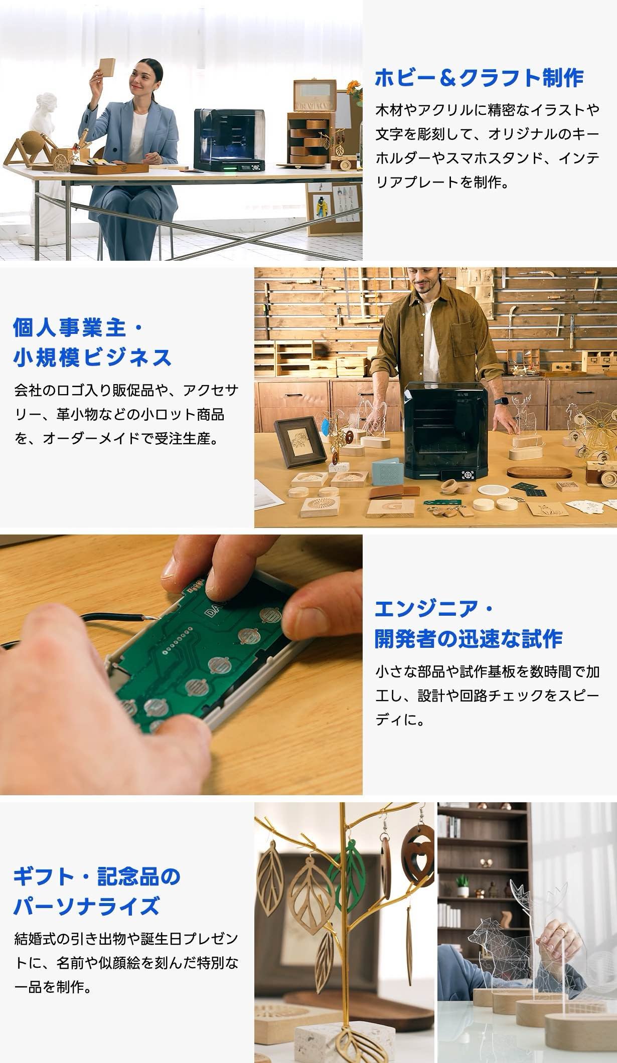 0.1mm精度CNCで、本格化DIY。初心者でもプロ級を実現｜Genmitsu