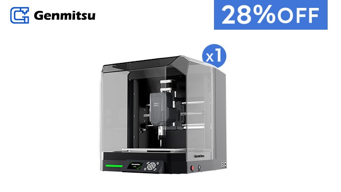 0.1mm精度CNCで、本格化DIY。初心者でもプロ級を実現｜Genmitsu