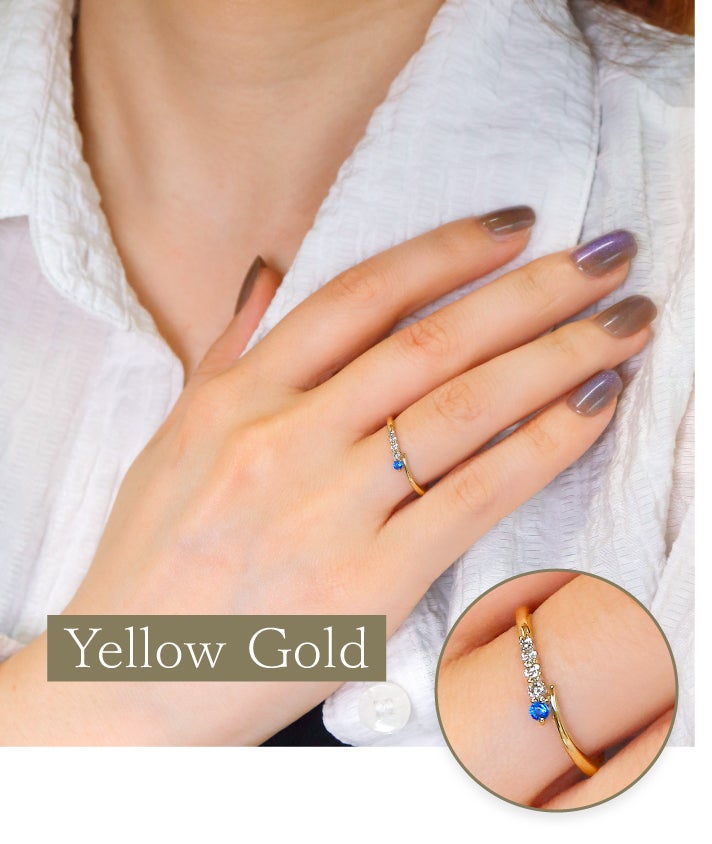 ドイツ原産の希少石アウイナイトひときわ青く光る星シリウスをイメージ