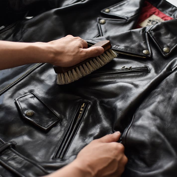 (新品タグ付き❗)missadoraレザージャケット Midorikawa / MID25SS-JK04 LINEN DOCKING RIDERS JACKET (BLACK