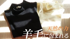 繊細なウールを使用した、滑らかで暖かく気持ちいい着心地のハイネックシャツ。日本製