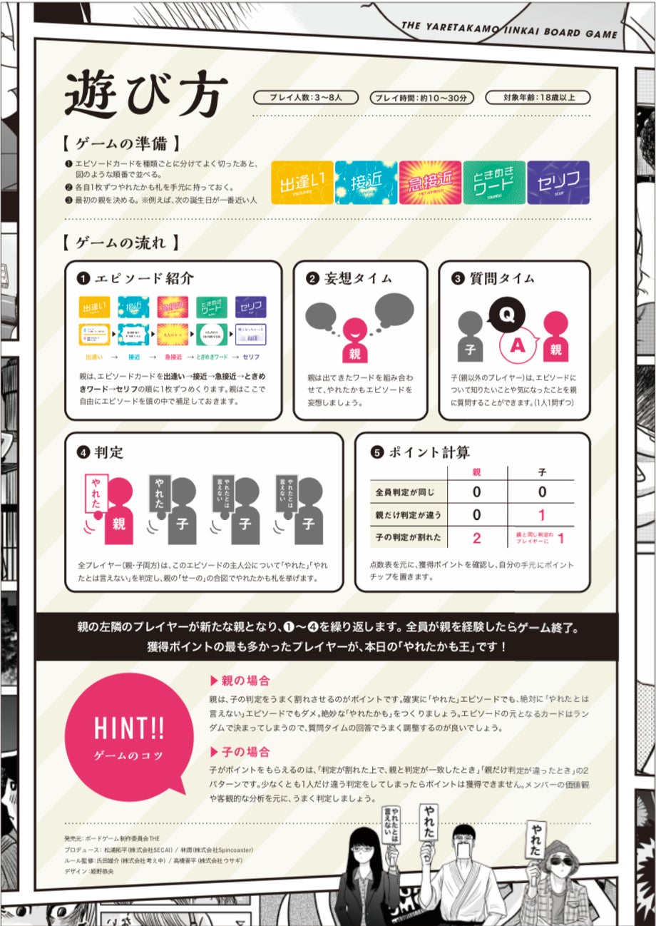 男女で盛り上がる【おとな】のカードゲーム！「やれたかも委員会」を