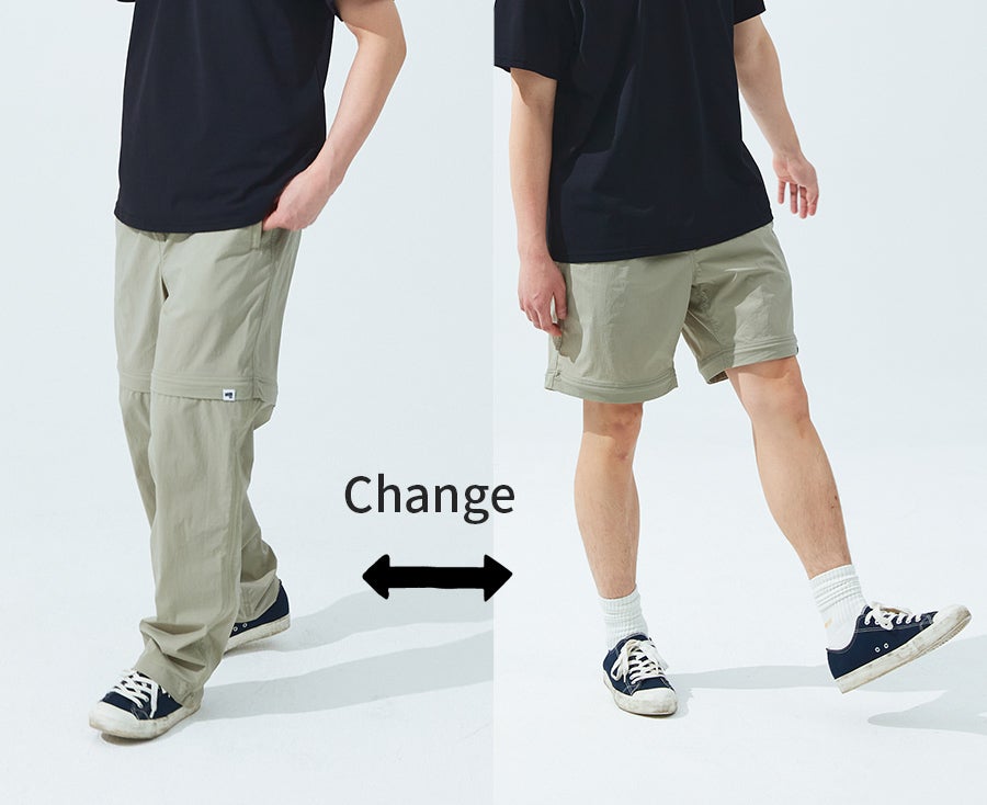 パンツ T ショーツ・ロング・ジョガーを1本に。軽量×速乾×機能美の進化系パンツ