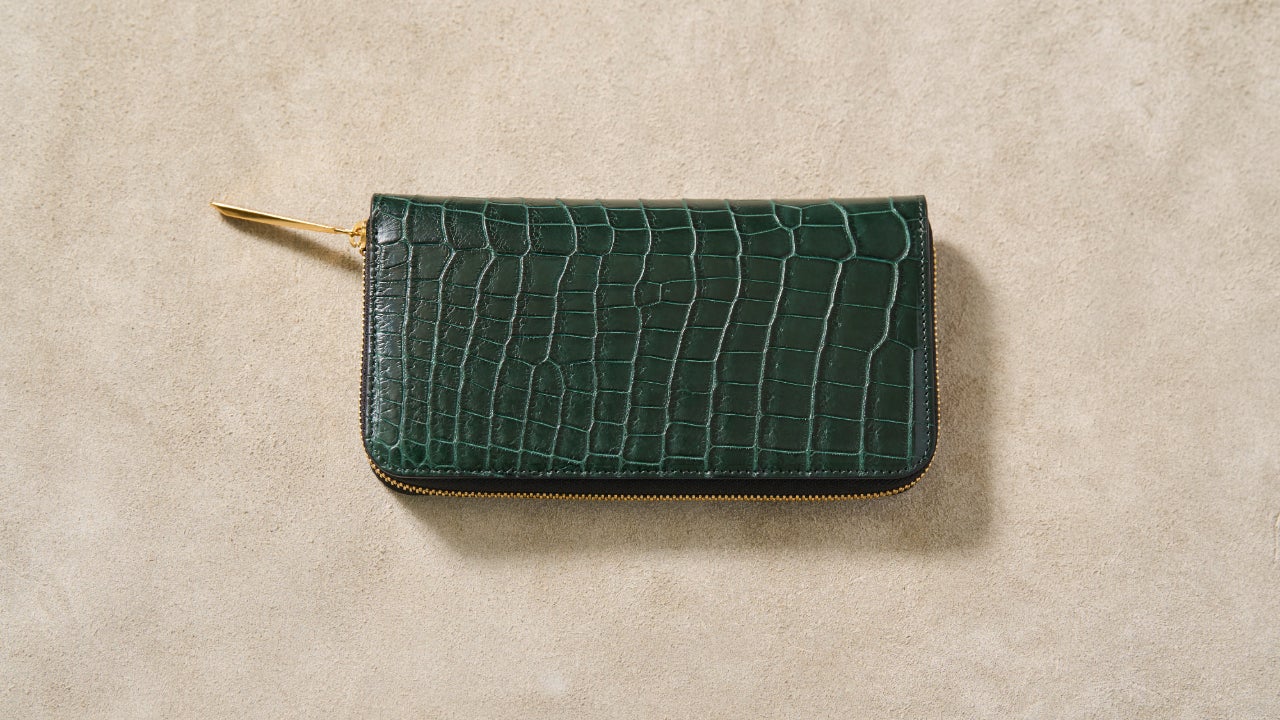 定価79万円 極美品 クロコダイルレザー メタリックグリーン 緑 2way 