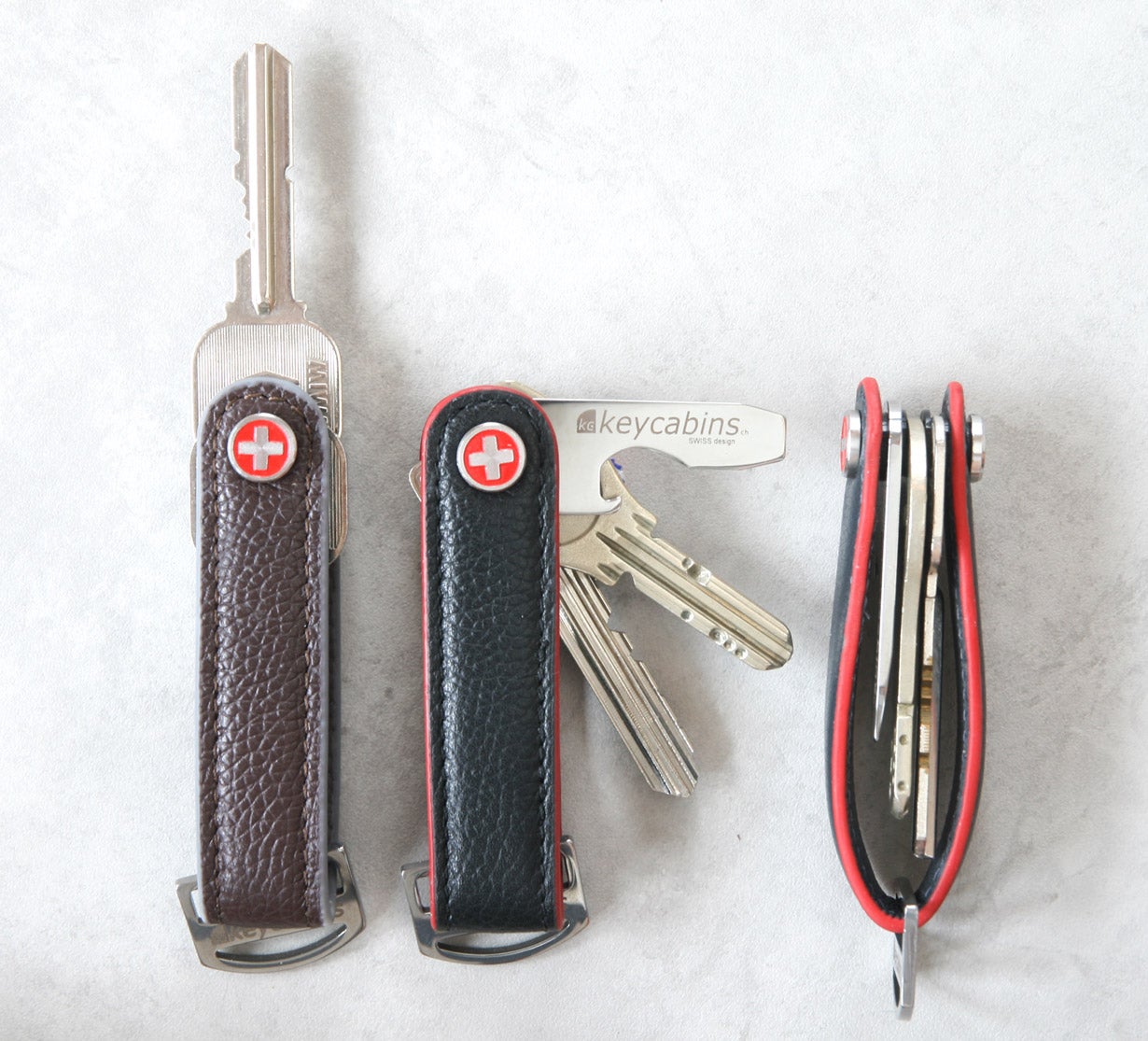 もう、ジャラジャラしない。鍵をスマートにまとめる、スイス製キー