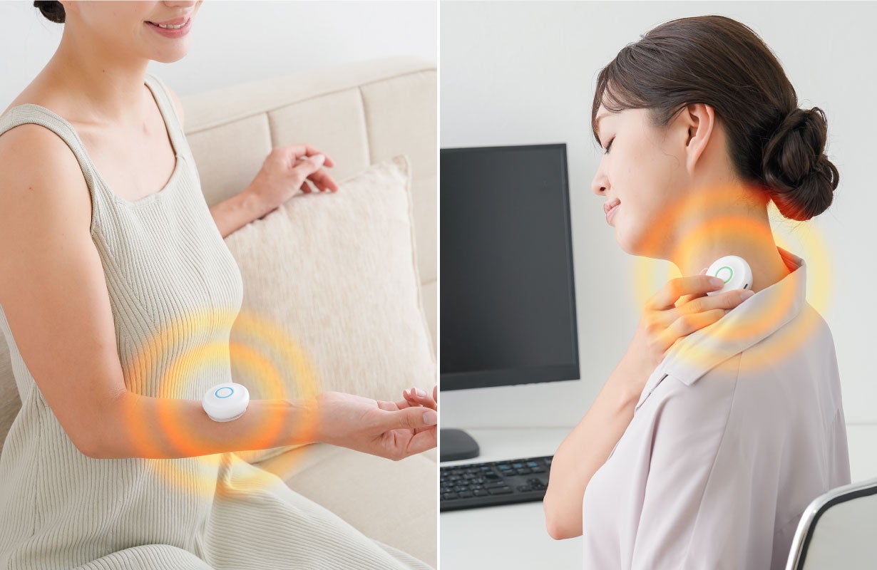充電式で手軽に使えて温灸気分。いつでもどこでもポカポカ優しく温める
