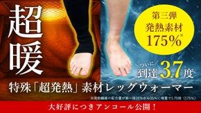 【アンコール】まるで履く暖房！あっという間に発熱スタート！レッグウォーマー第三弾