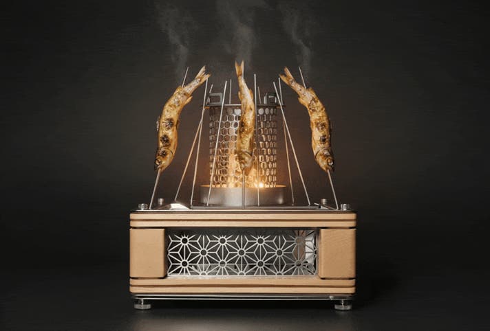 HIBACHI』美しく燃える炎と共に、香り・音・光まで愉しむ新しい卓上