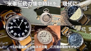 懐中時計にも腕時計にも。二刀流の復刻ミリタリー。