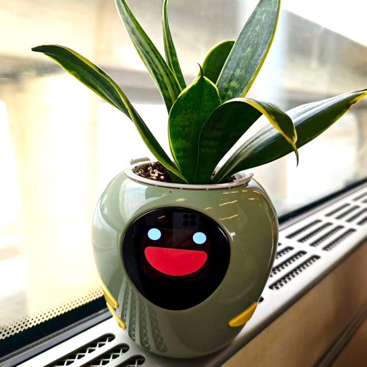 AI×センサーで植物と繋がる。表情でお世話を伝えるPlantbot