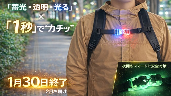 リュックのズレや不快感を解消。 毎日の動きを快適に変える高機能チェストベルト！