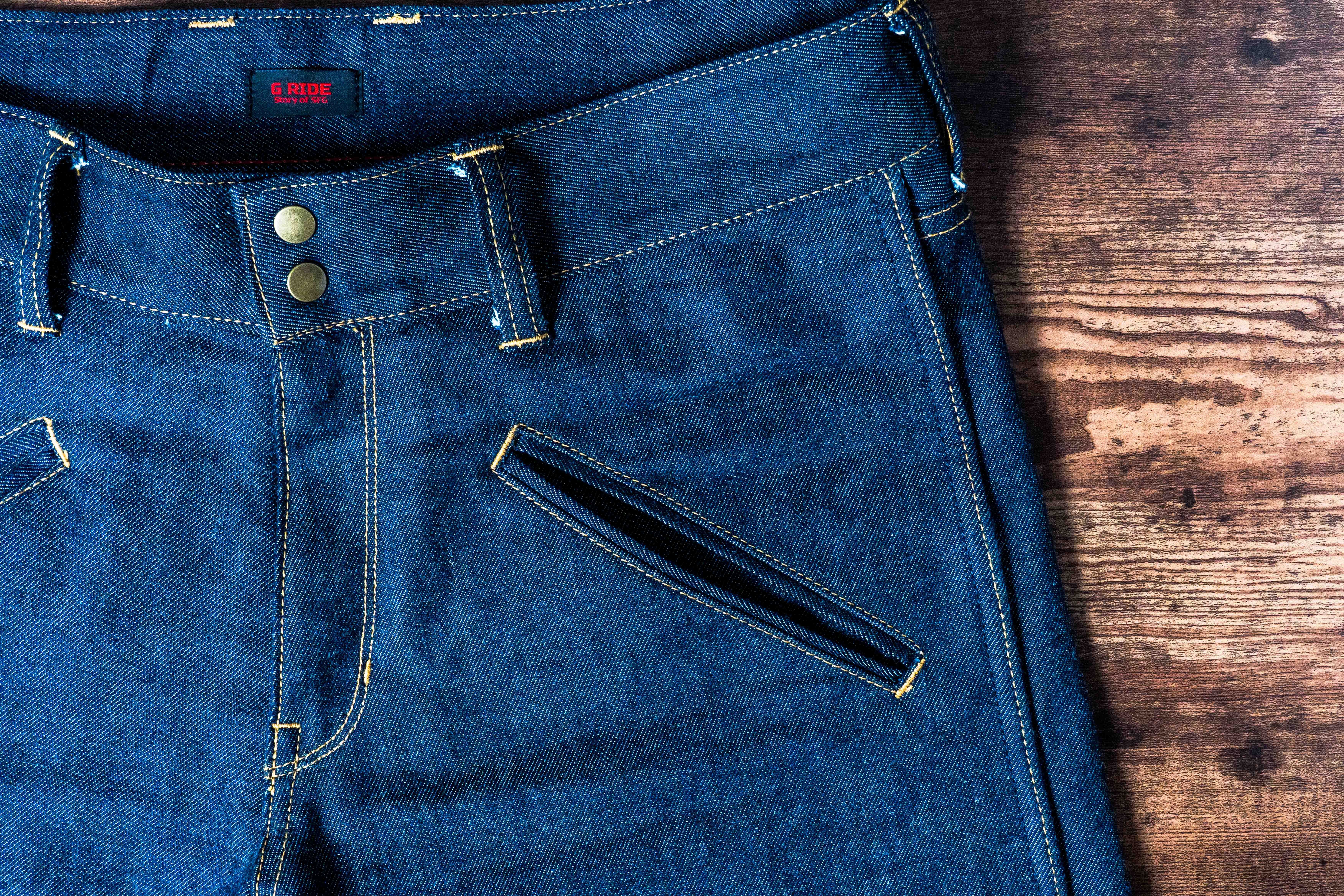 岡山デニム×縫製歴50年の職人が作る、快適ライドを約束するデニム ｜G