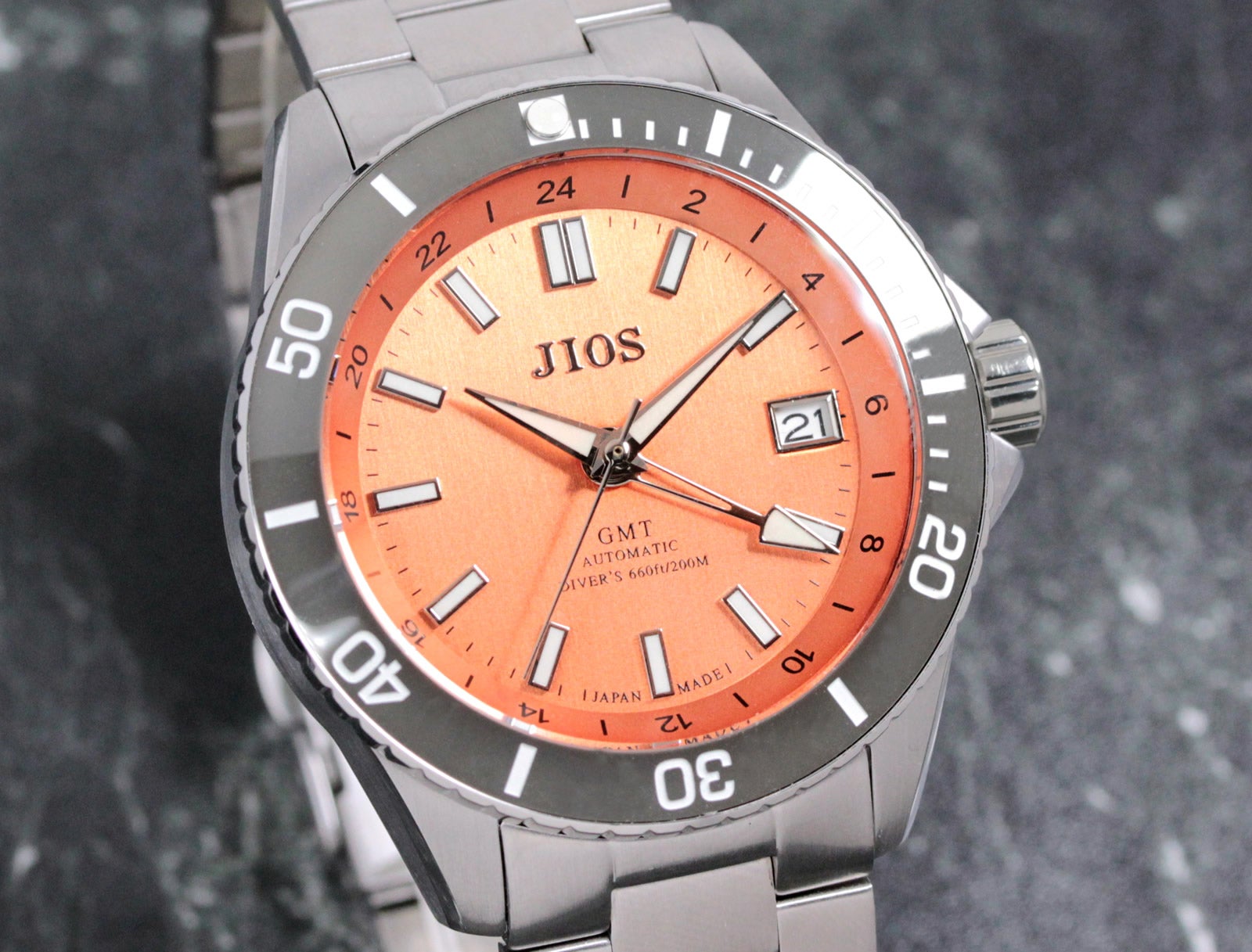 GMT×200m防水】ハイスペック日本製自動巻き腕時計！地方発ブランドを