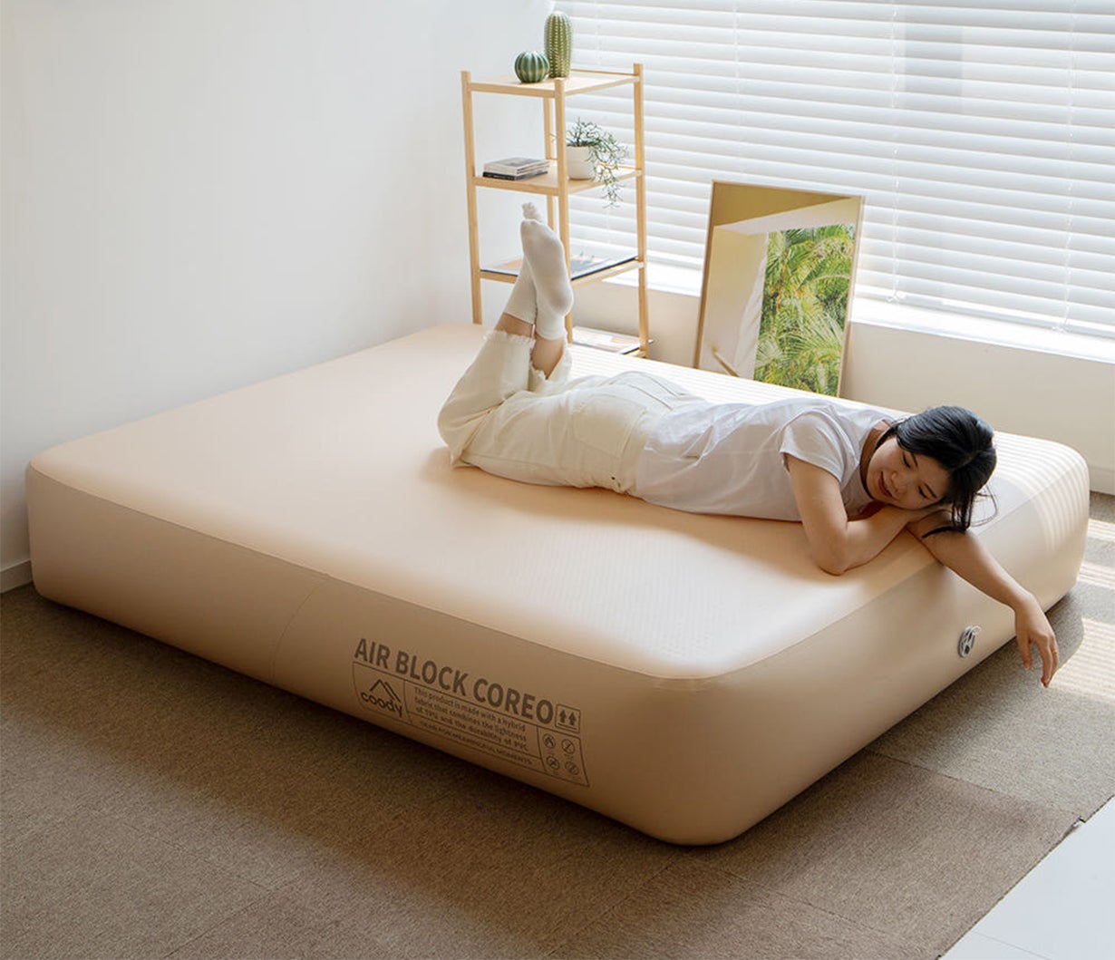 軽く、強く、そして心地よく coody新型エアベッドAIRBLOCK COREO