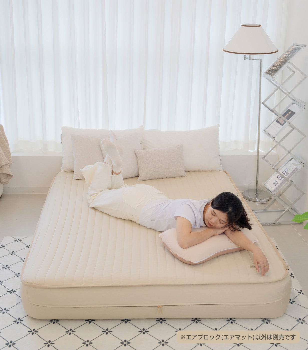 軽く、強く、そして心地よく coody新型エアベッドAIRBLOCK COREO