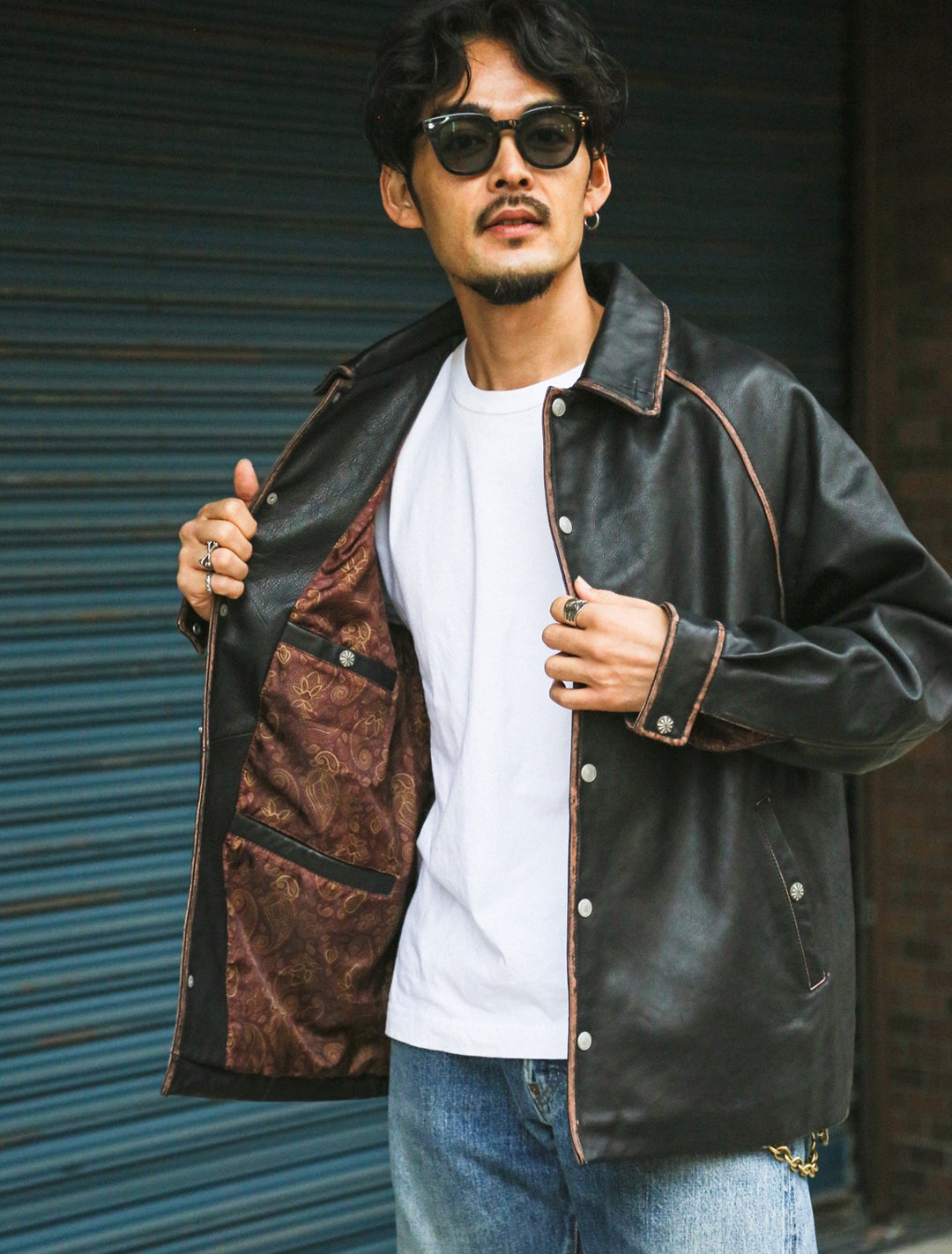 micora様⭐︎専用 COOTIE レザージャケット Mサイズ ビーチクロス ミチスライMICHIXSLY F/LEATHER レザージャケットブラック