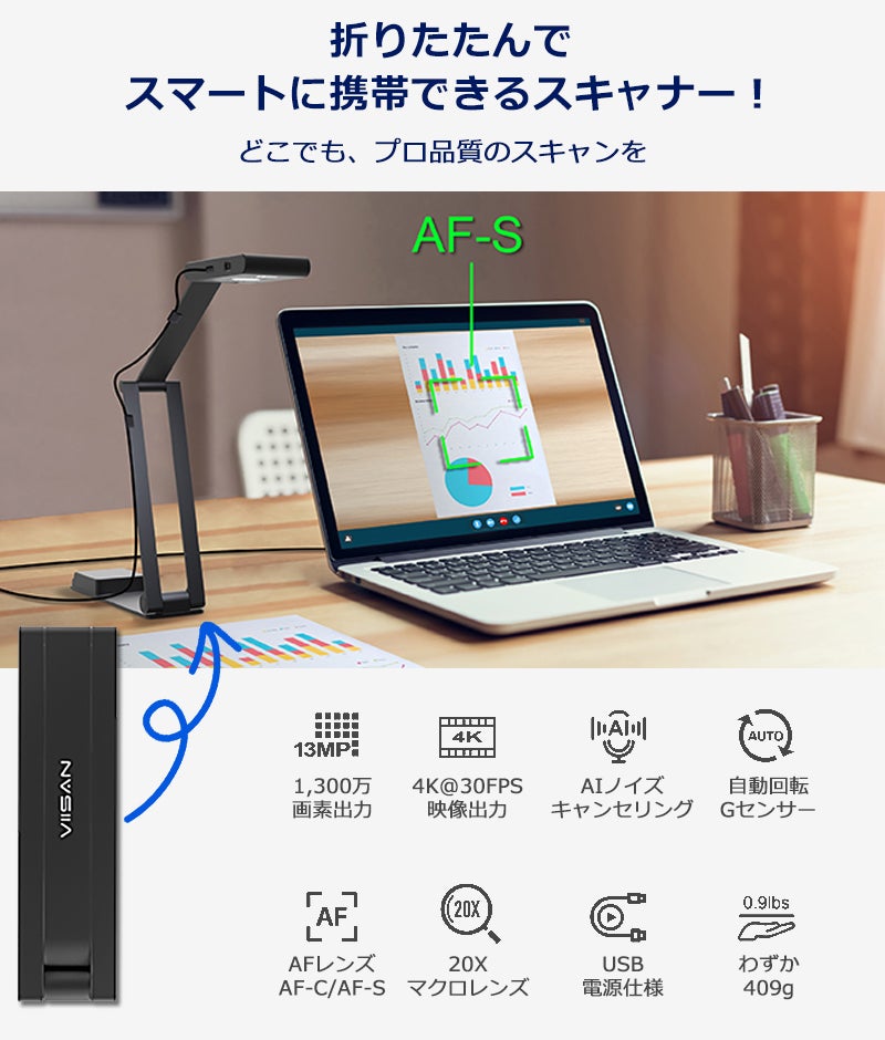 viisan カメラスキャナー K21 VIISAN K21