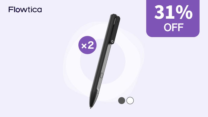 flowtica scribe AI ペン マークで要点直結、AI時代の最強効率ツール。ペン型AIボイスレコーダー