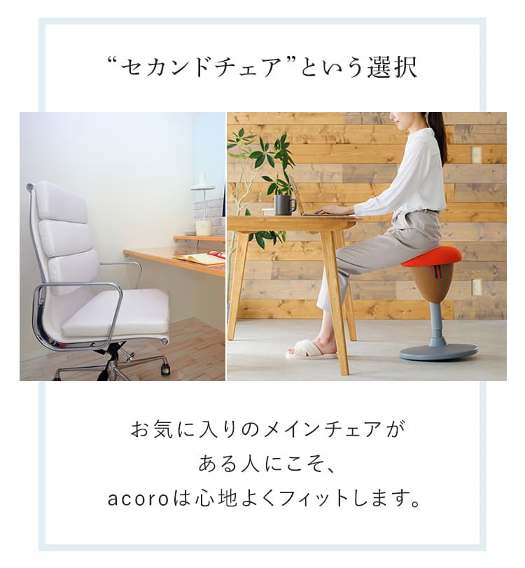 座るだけで姿勢をサポート- 美姿勢へ導く 前後左右360度回転する魔法の