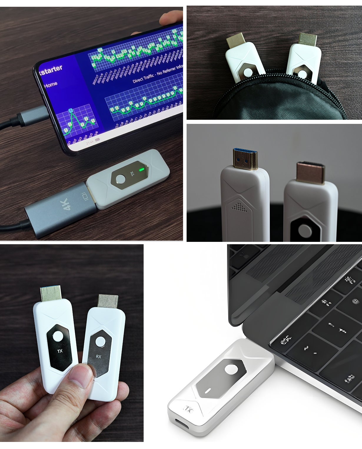 最大転送距離50m】Wi-Fi不要のワイヤレスミラーリングアダプターDT-E