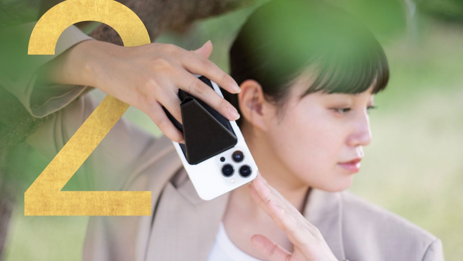 薄型強化版！3in1スマホグリップスタンド：beak 2, beak mag 2