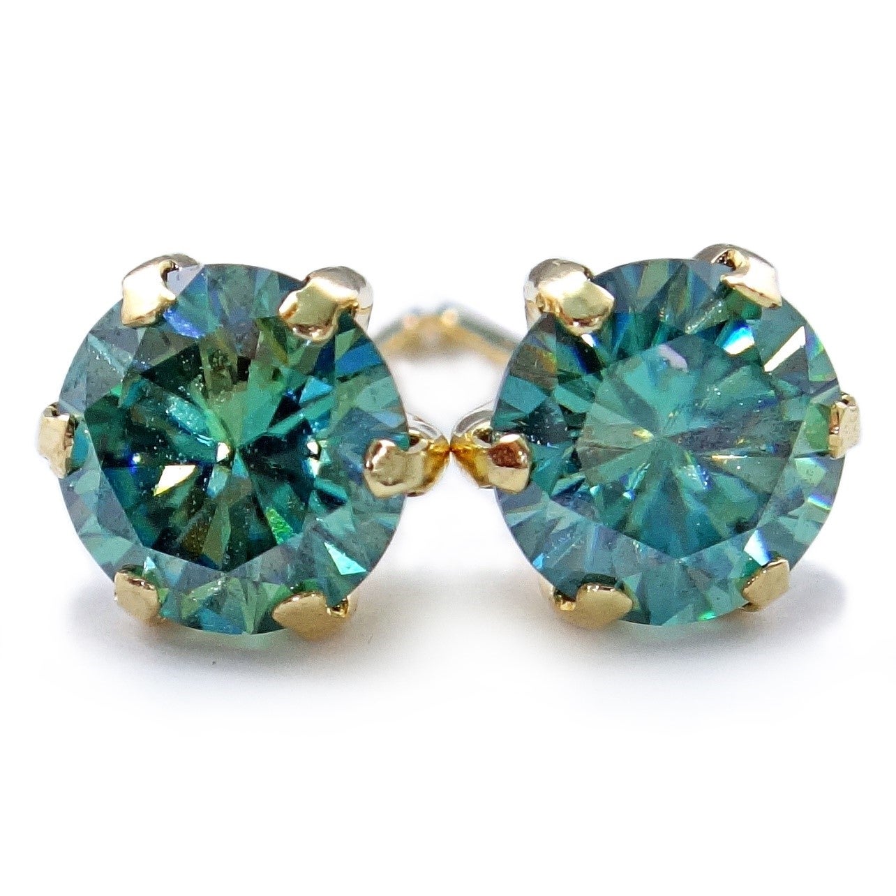 18金】ダイヤモンド以上に輝く！珍しい色彩が虜になるグリーンモアサ