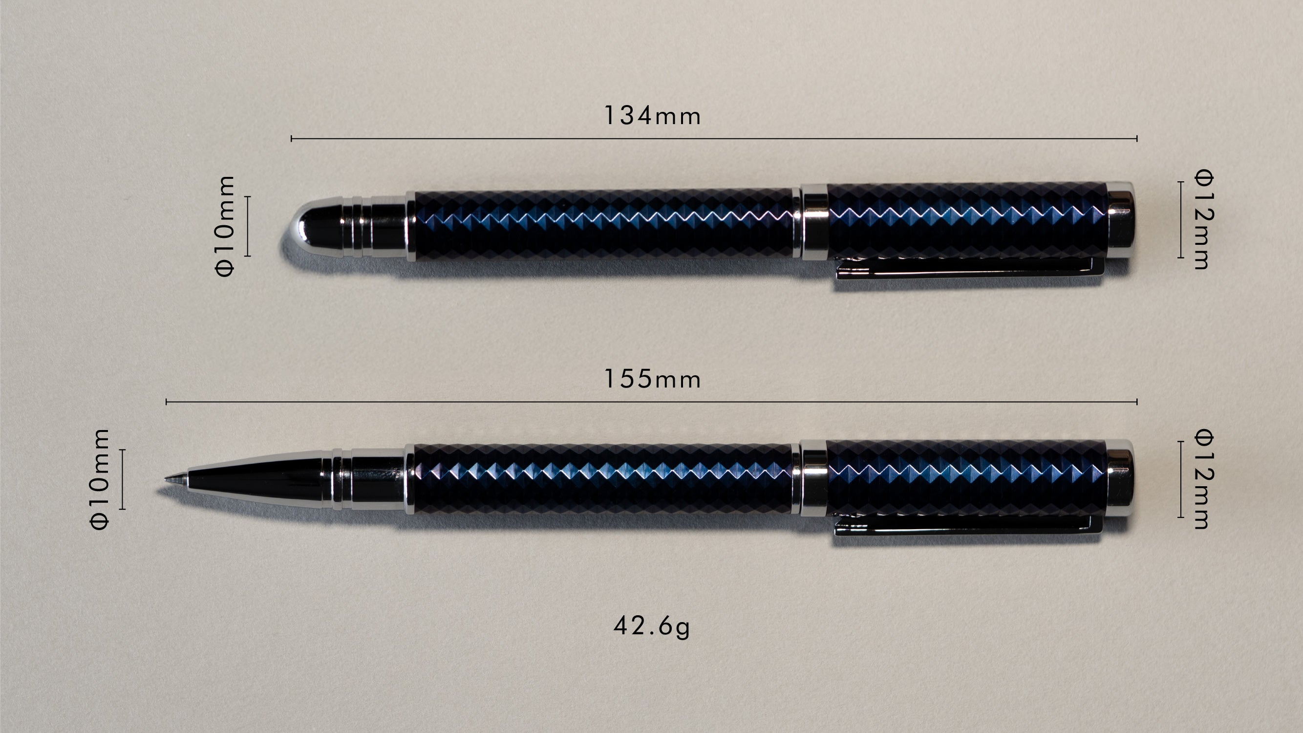 第2弾【アルミ藍染】書くほどに、味わい深まる【江戸藍ボールペン