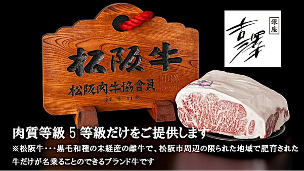 肉割烹「銀座吉澤」の老舗銘店の味、松阪牛A5等級！食べ比べセットをご自宅で堪能