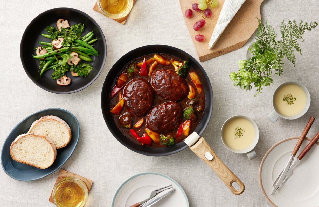 PFASフリーで安全調理】耐熱380℃、金属ヘラOKの無塗装アルミ製