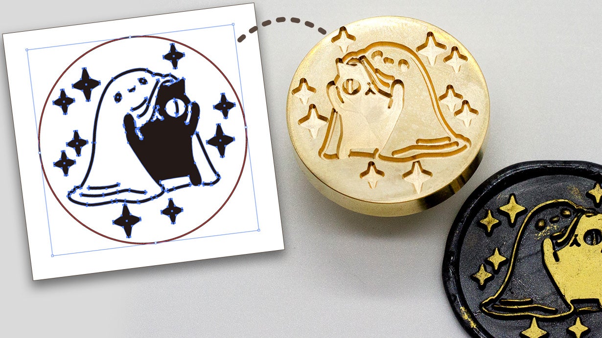 あなただけのシーリングスタンプ！オーダーメイドの封蝋印を彫刻します