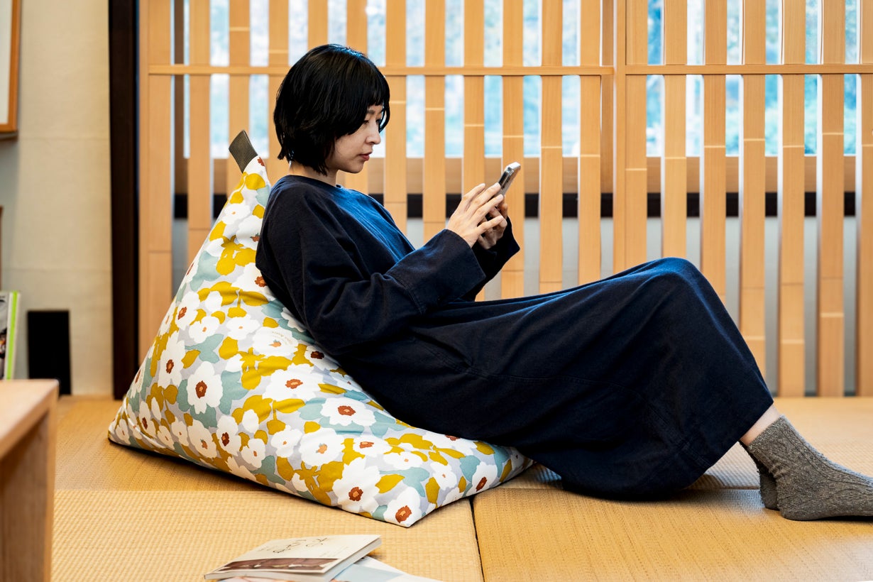 SOU・SOU×ビーズクッションtetra 京都コラボで生活にくつろぎと彩りを