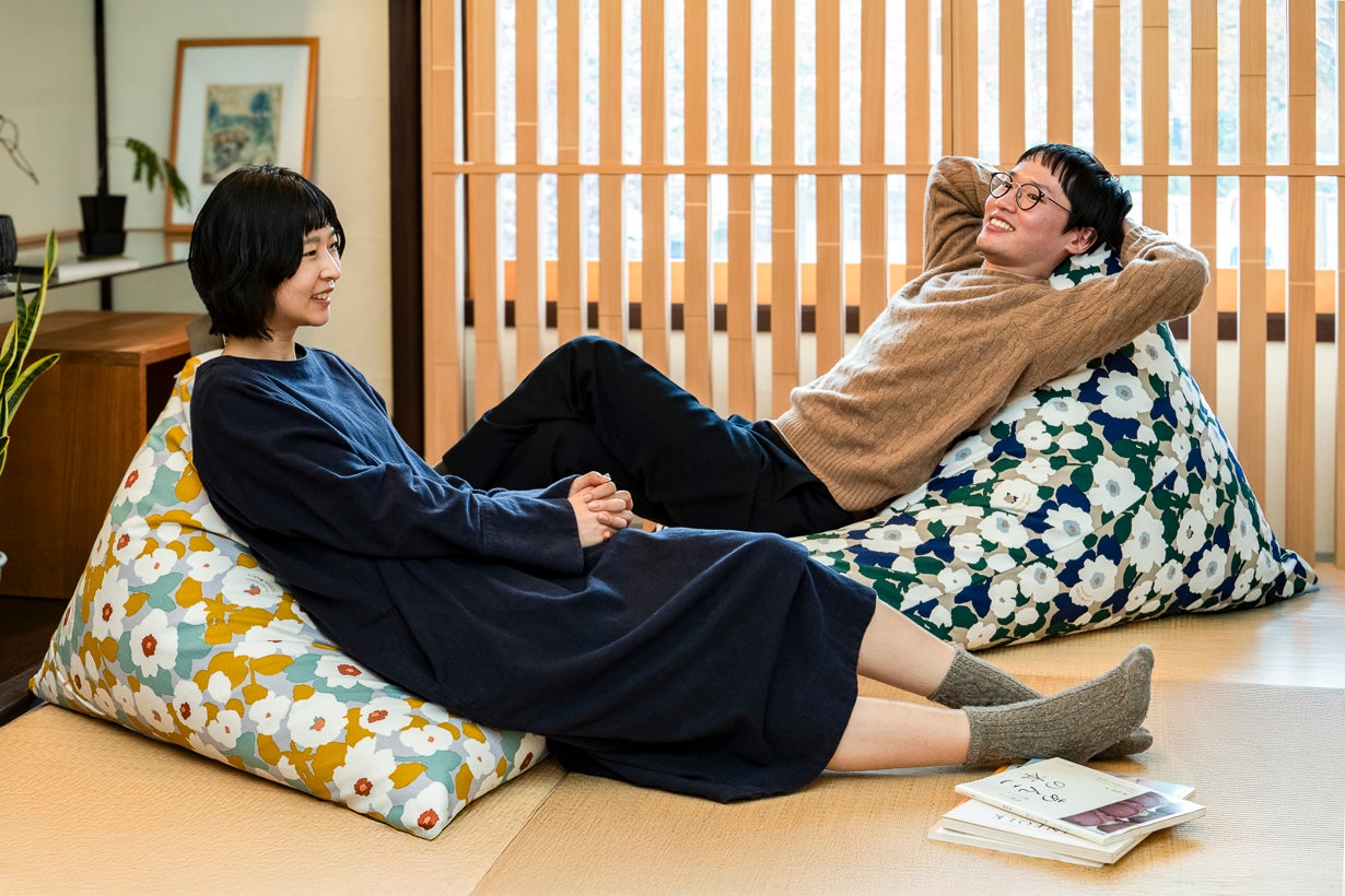SOU・SOU×ビーズクッションtetra 京都コラボで生活にくつろぎと彩りを