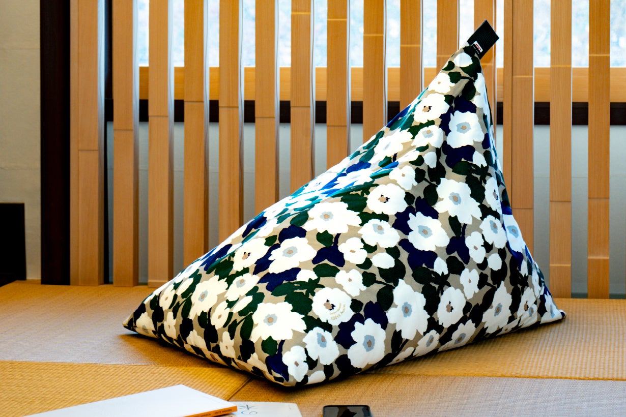 SOU・SOU×ビーズクッションtetra 京都コラボで生活にくつろぎと彩りを
