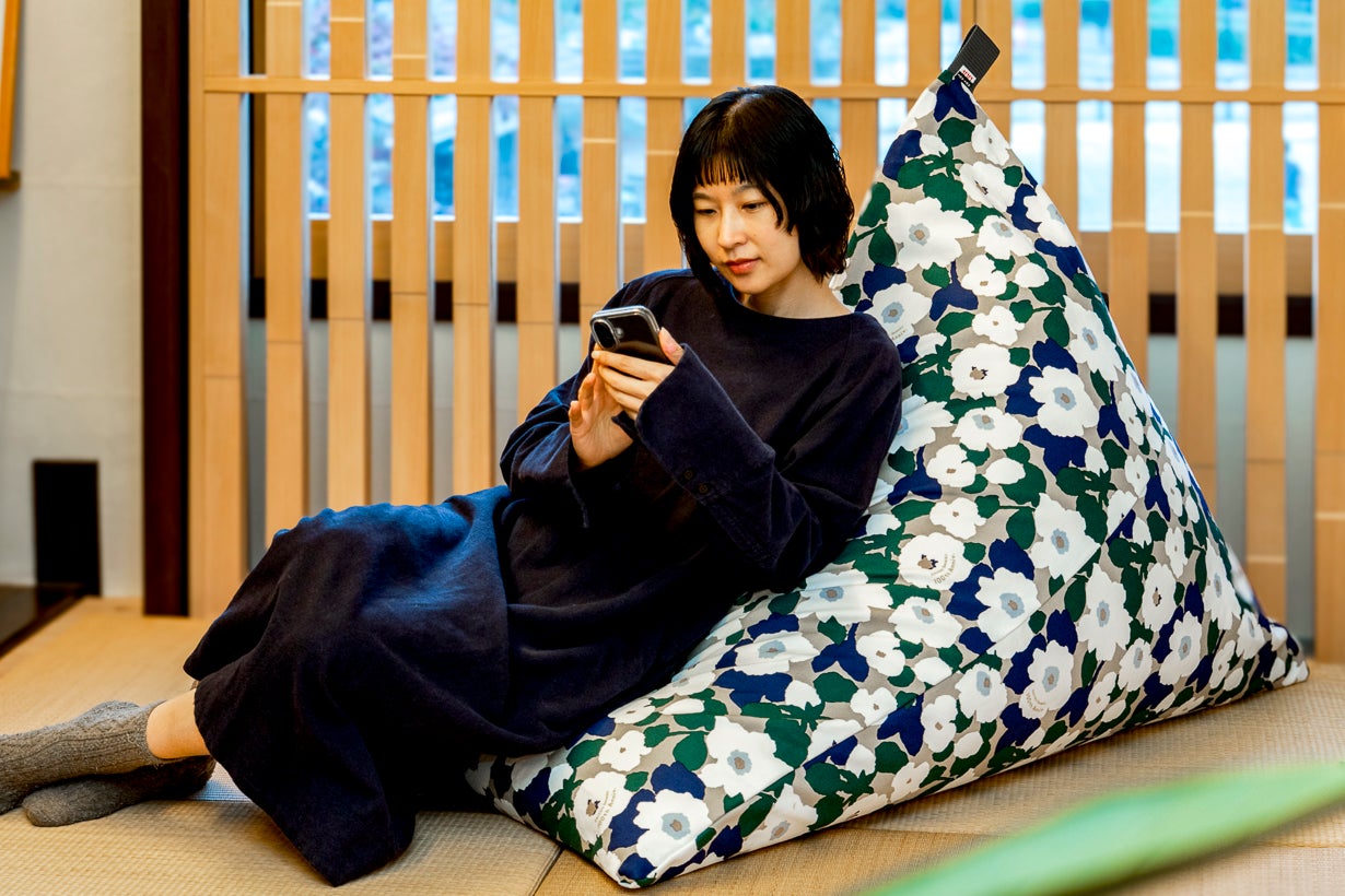 SOU・SOU×ビーズクッションtetra 京都コラボで生活にくつろぎと彩りを