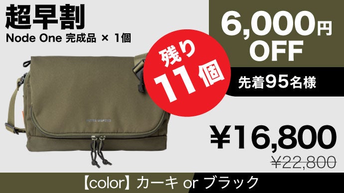 荷物の増減に合わせてバッグが分裂・合体！9パターンに変幻自在の