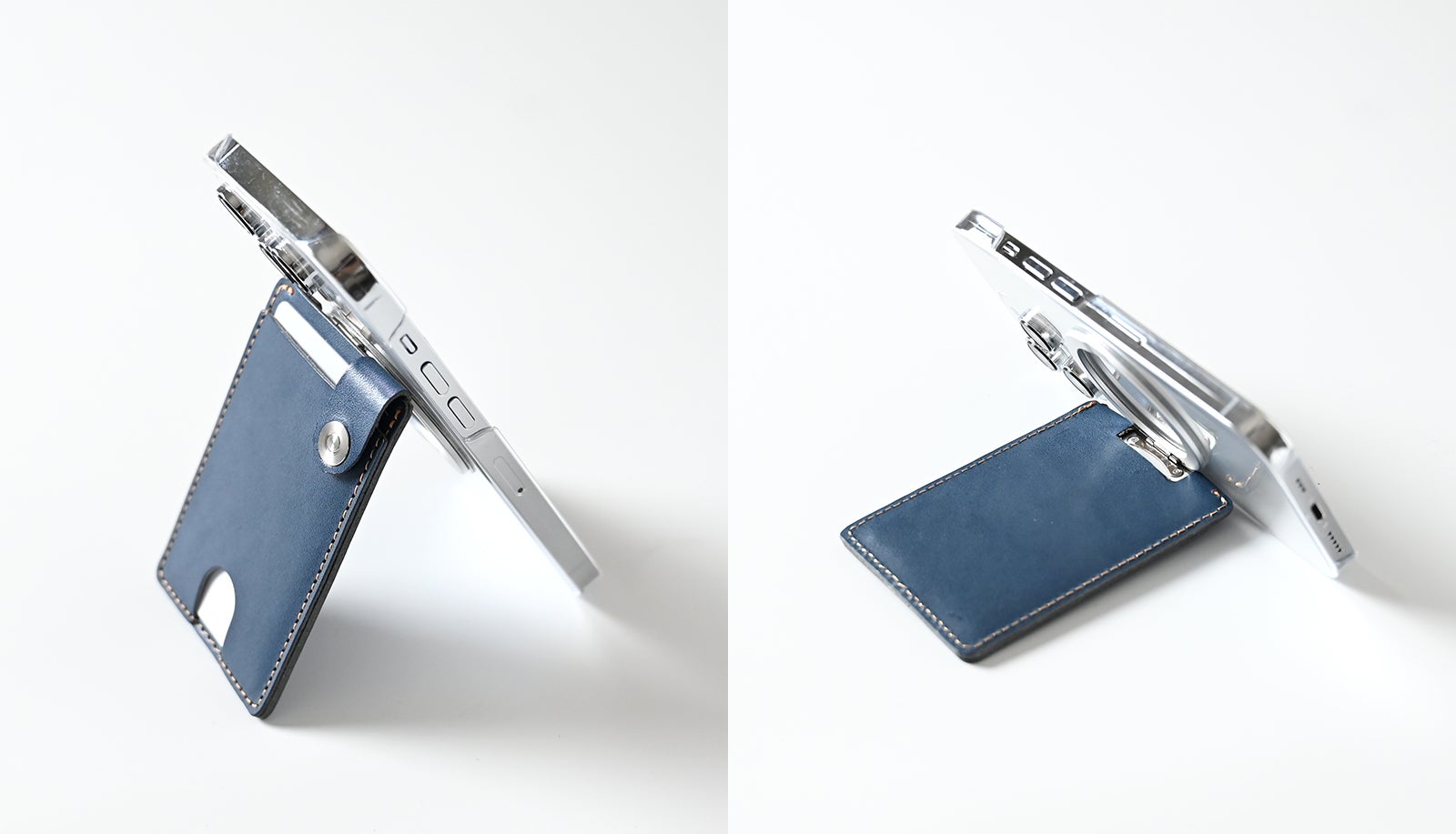 iPhone/Android対応】MagSafe用カードケース装着可能スタンド