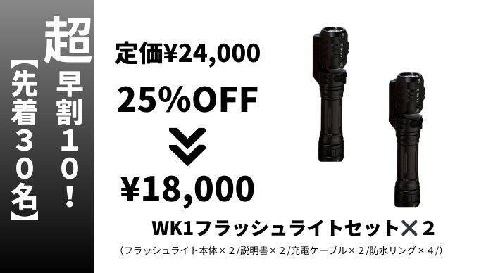 照らすだけじゃつまらない。クルッと回して光で遊べ！新感覚コンパクト